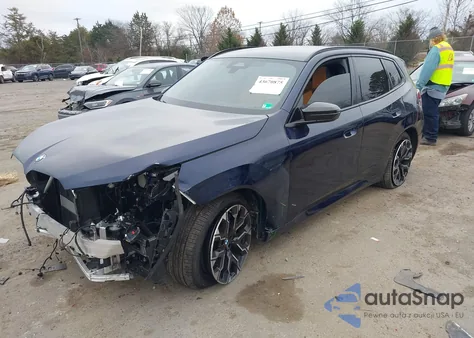 2025 BMW X3 M50 xDrive из США, поврежденный, VIN 5UX73GP00S9Z75700